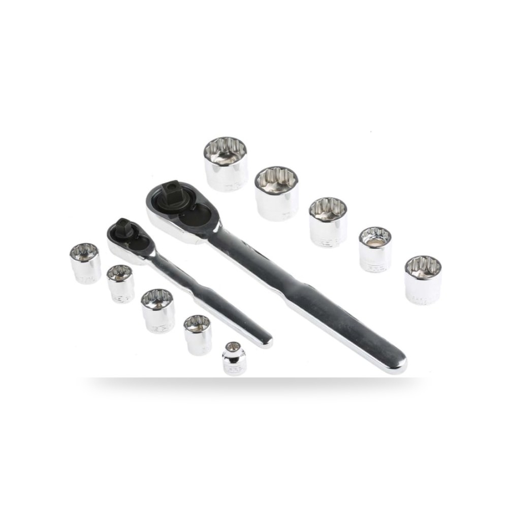 طقم لقم ومفاتيح بكس وسيستم 35 قطعة درايف 3 - 8 ريمكو للتوريدات الصناعية (Reemco Industrial)