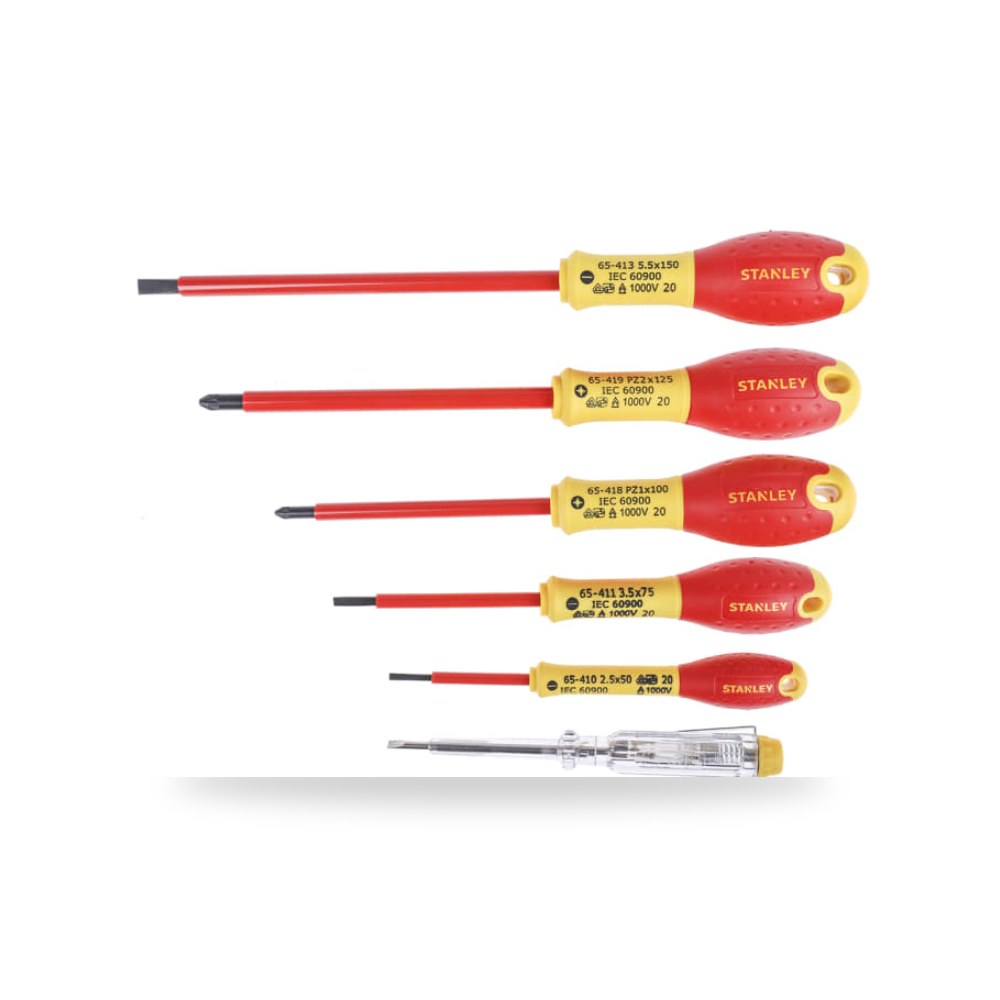 مفك براغي عازل 1000V صلب معتمد طراز احترافي ريمكو للتوريدات الصناعية (Reemco Industrial)