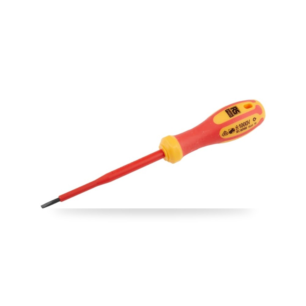 مفك براغي عازل 1000V 100 مم صلب طراز احترافي ريمكو للتوريدات الصناعية (Reemco Industrial)