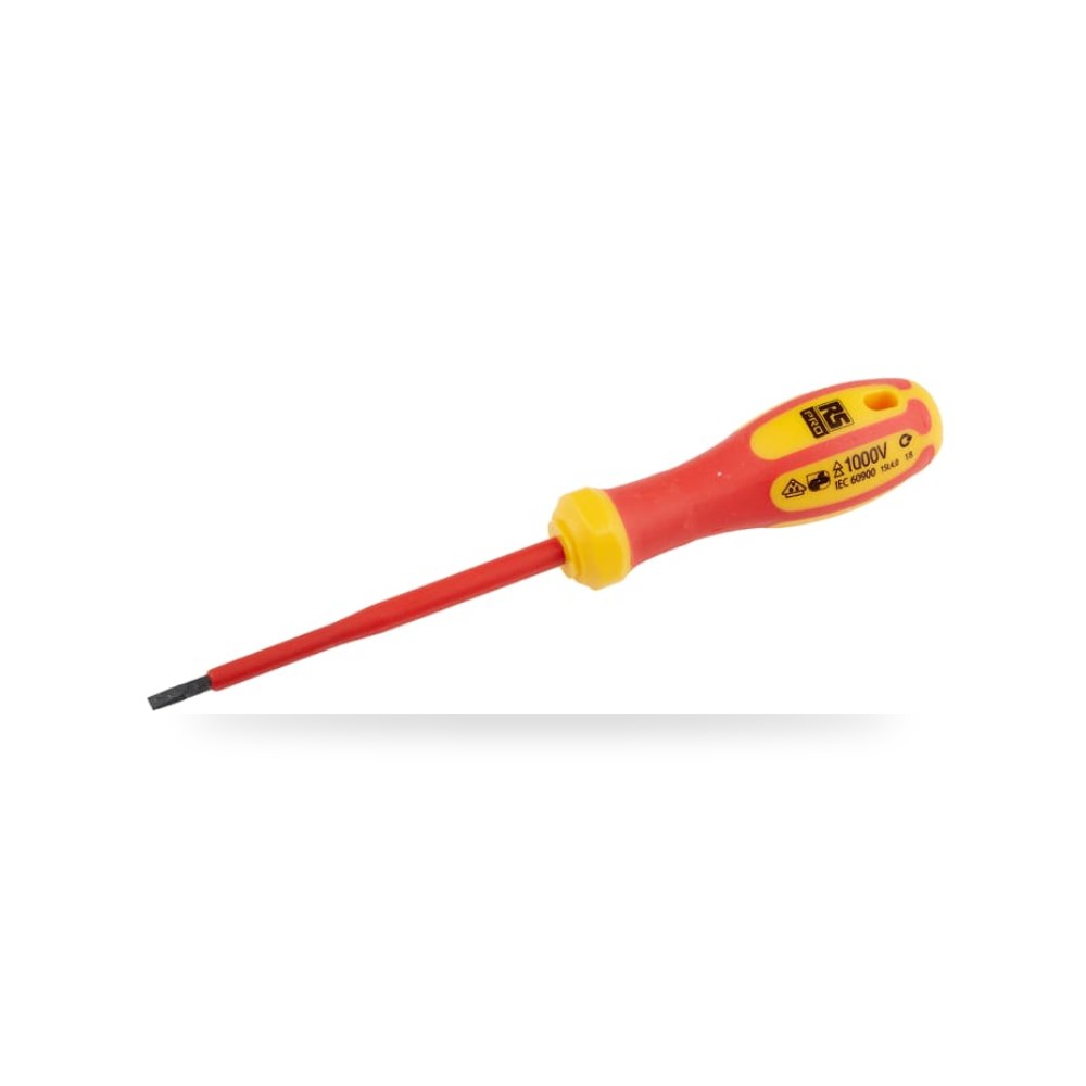 مفك براغي عازل 1000V 100 طراز احترافي RS PRO ريمكو للتوريدات الصناعية (Reemco Industrial)