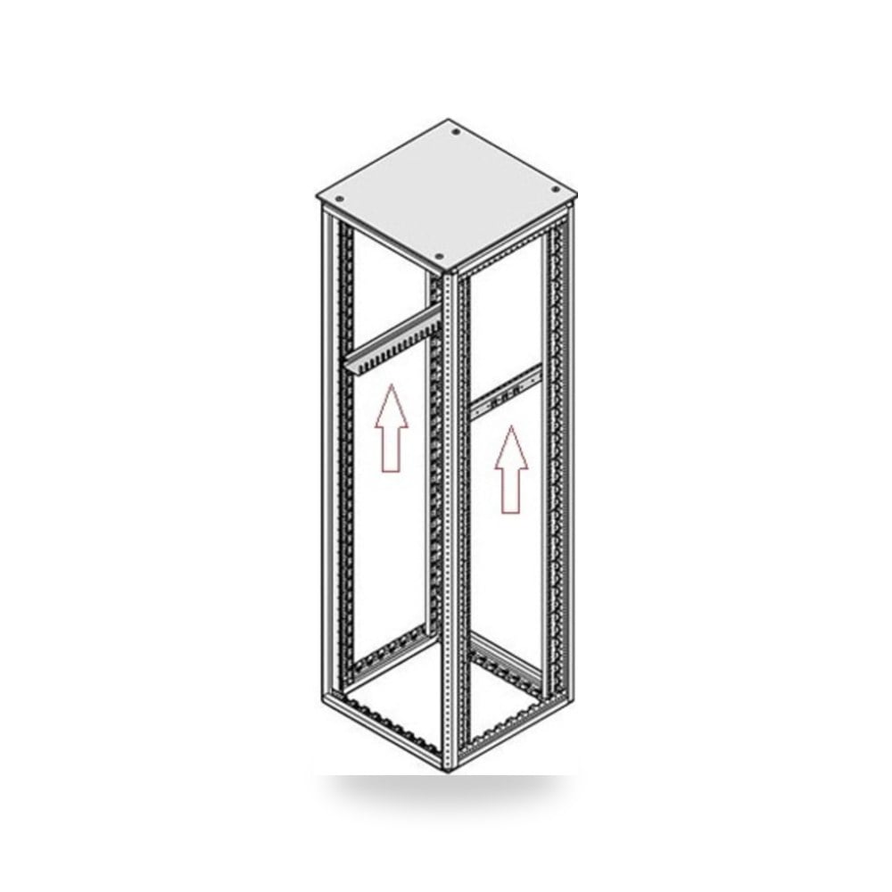 سكة ومجرى توجيه كروت راك 19 بوصة عمق 800 مم ريمكو للتوريدات الصناعية (Reemco Industrial)