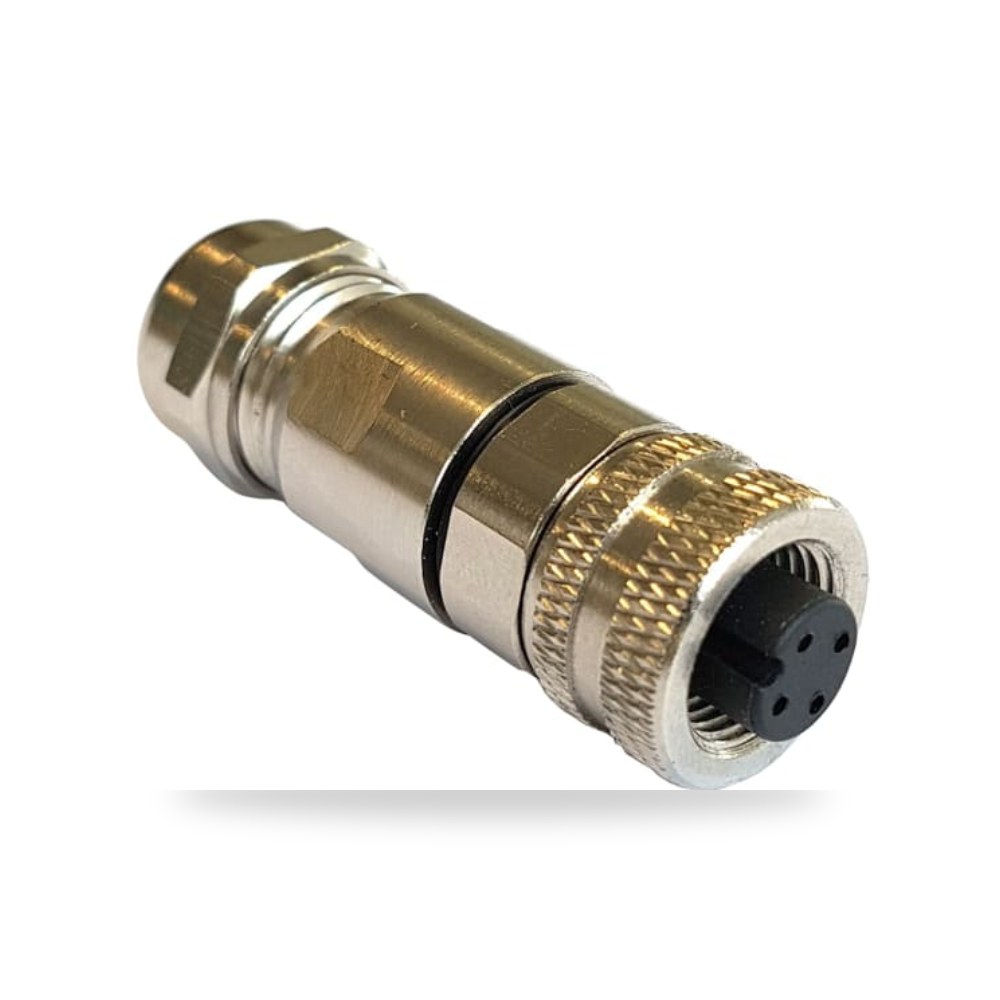 موصل دائري صناعي معتمد M12 8 أطراف لوحات فئة ريمكو للتوريدات الصناعية (Reemco Industrial)
