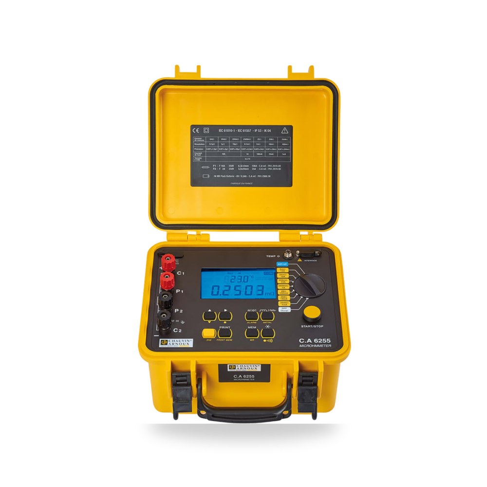 جهاز قياس مقاومة منخفضة ميكرو أومتر CA 6255 ريمكو للتوريدات الصناعية (Reemco Industrial)
