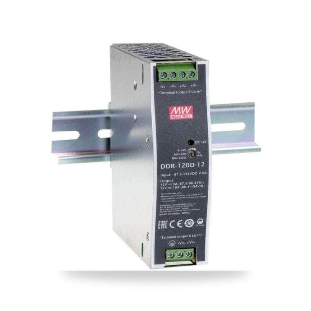 محول جهد DC DC 12 فولت 120 واط صناعي RS PRO ريمكو للتوريدات الصناعية (Reemco Industrial)