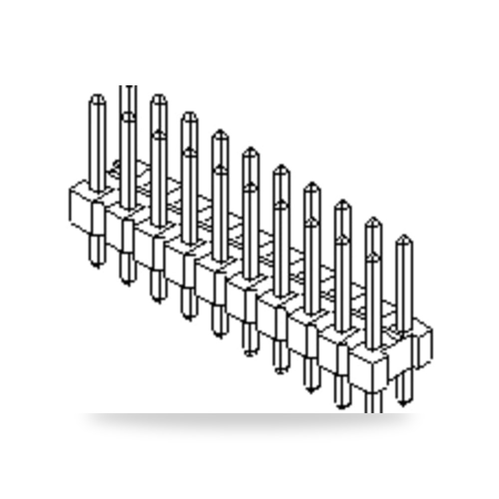 موصل وبن هيدر بوردات PCB 26 خط خطوة 2.54 مم ريمكو للتوريدات الصناعية (Reemco Industrial)