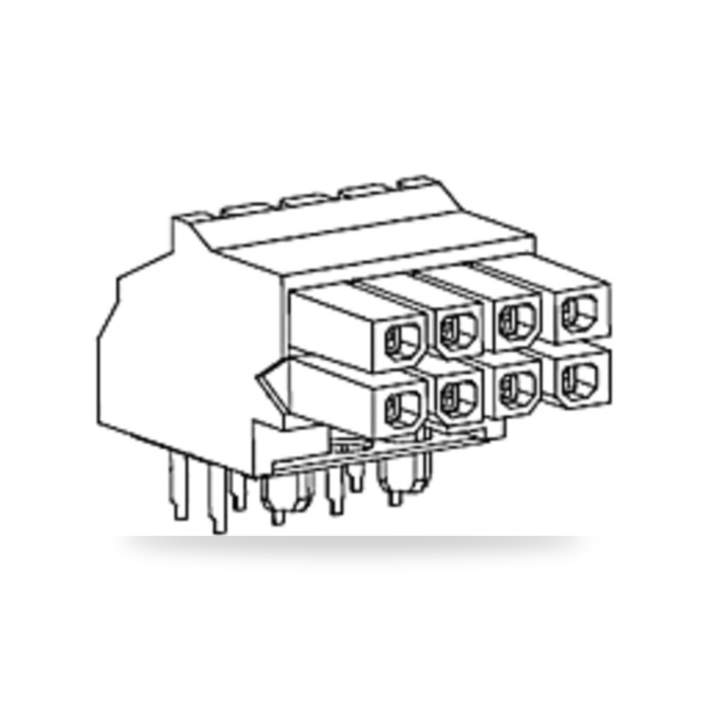 موصل وبن هيدر بوردات PCB 24 خط خطوة 3 مم ريمكو للتوريدات الصناعية (Reemco Industrial)