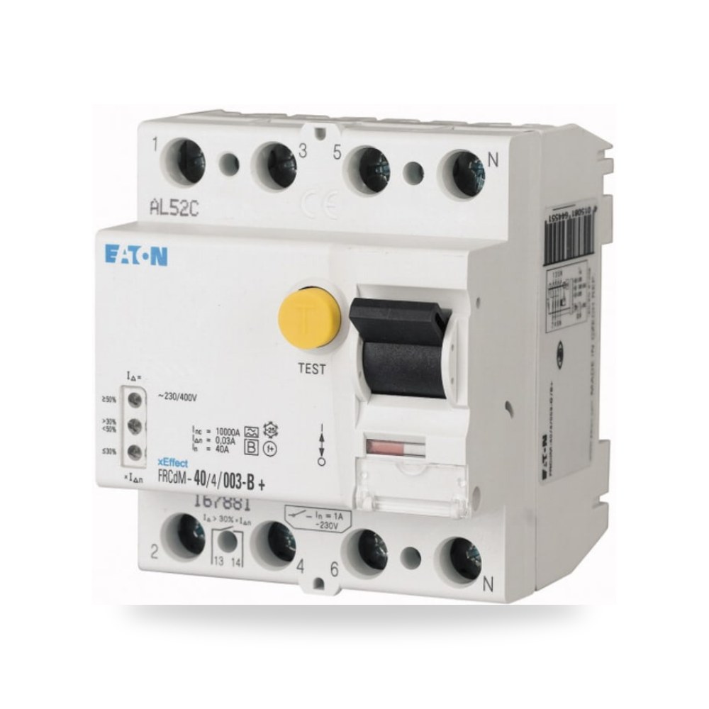 قاطع تيار أوتوماتيكي MCB 40A منحنى B RS PRO ريمكو للتوريدات الصناعية (Reemco Industrial)