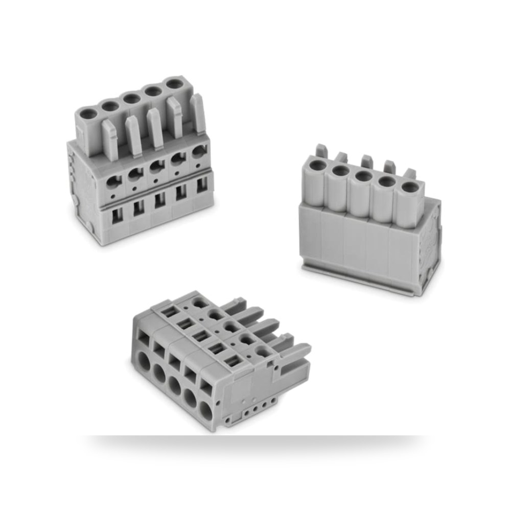 روزتة وبلوك أطراف بوردات PCB 6 خط خطوة 5 مم ريمكو للتوريدات الصناعية (Reemco Industrial)