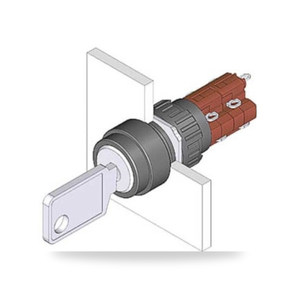 مفتاح تشغيل بمفتاح أمان لوحات تحكم صناعي طراز ريمكو للتوريدات الصناعية (Reemco Industrial)
