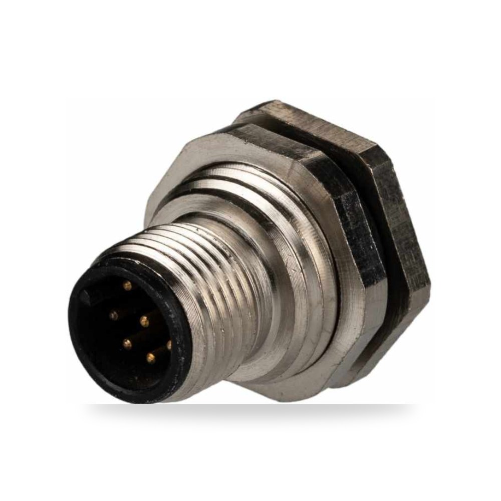 موصل دائري صناعي معتمد M12 8 أطراف ذكر لوحات ريمكو للتوريدات الصناعية (Reemco Industrial)