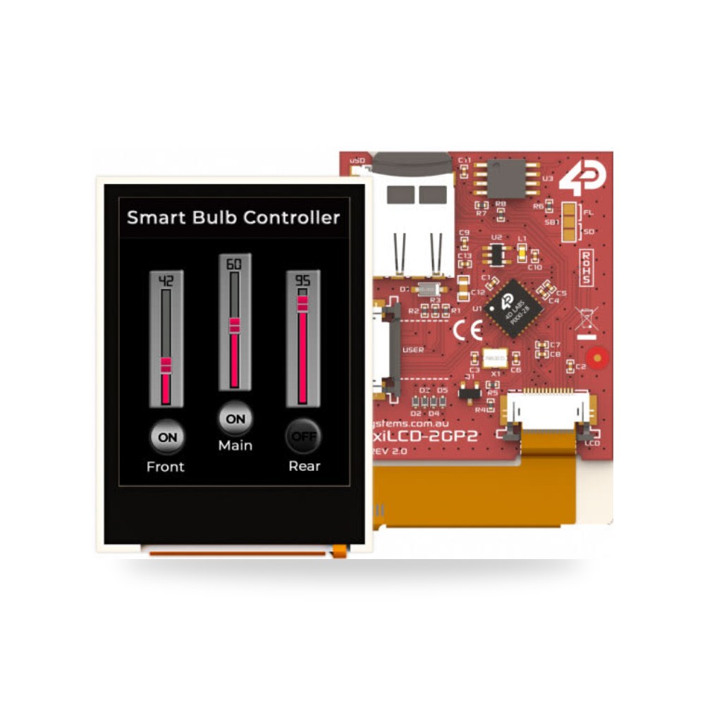 شاشة عرض ملونة TFT LCD صناعية 176 × 220 RS ريمكو للتوريدات الصناعية (Reemco Industrial) موديل