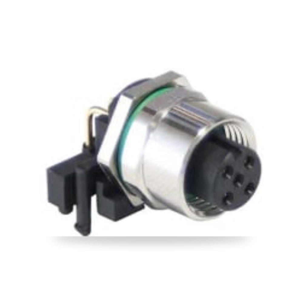 موصل دائري صناعي معتمد M12 4 أطراف لوحات طراز ريمكو للتوريدات الصناعية (Reemco Industrial)