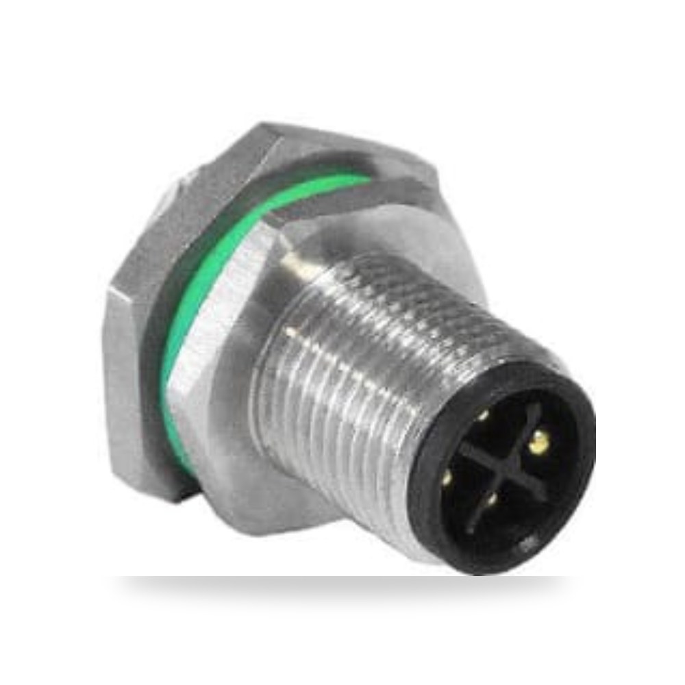 موصل دائري صناعي معتمد M12 5 أطراف طراز B RS ريمكو للتوريدات الصناعية (Reemco Industrial)