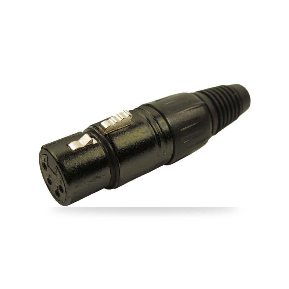 موصل إشارات وفيش XLR صوتي صناعي معتمد 4 شاق ريمكو للتوريدات الصناعية (Reemco Industrial)