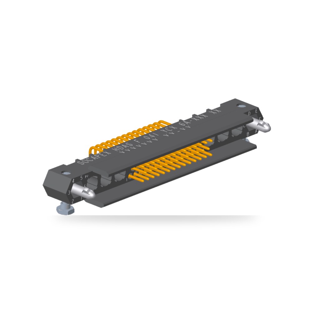 موصل وبن هيدر بوردات PCB 41 خط خطوة 1.91 مم ريمكو للتوريدات الصناعية (Reemco Industrial)