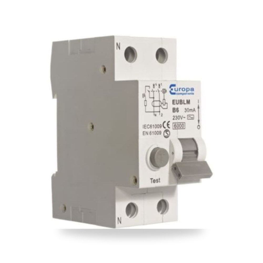 قاطع تيار أوتوماتيكي MCB ثنائي 20A عالي الدقة ريمكو للتوريدات الصناعية (Reemco Industrial)