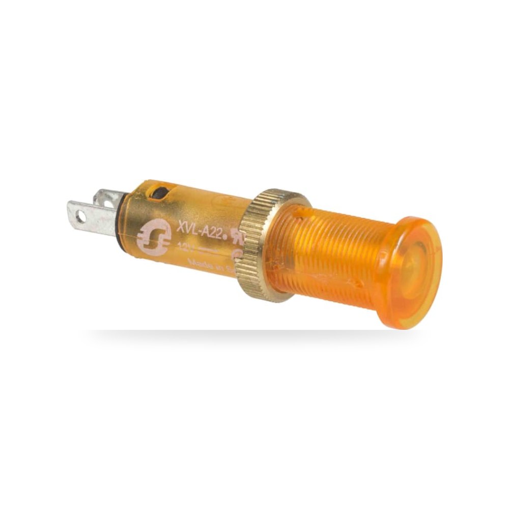 لمبة بيان وإشارة لوحات 12V أصفر 8 مم RS PRO ريمكو للتوريدات الصناعية (Reemco Industrial)
