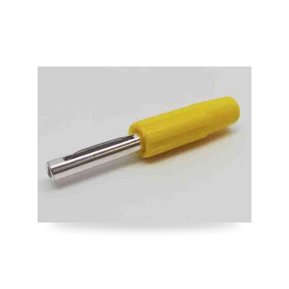 قابس موزة فحص واختبار 2 مم أصفر فولاذي RS PRO ريمكو للتوريدات الصناعية (Reemco Industrial)