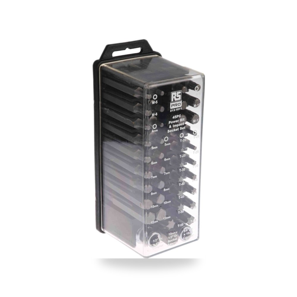 طقم لقم ومفاتيح بكس وسيستم 45 قطعة درايف 1 - 2 ريمكو للتوريدات الصناعية (Reemco Industrial)