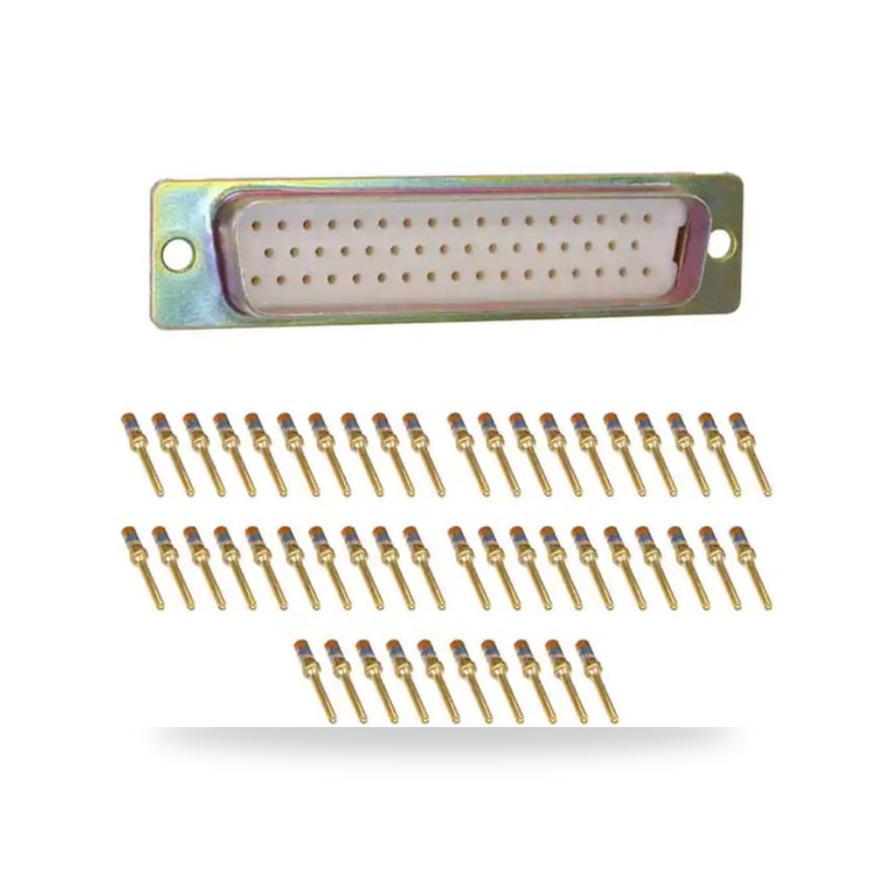 موصل D Sub لوحات تحكم 50 خط أنثى طراز احترافي ريمكو للتوريدات الصناعية (Reemco Industrial)