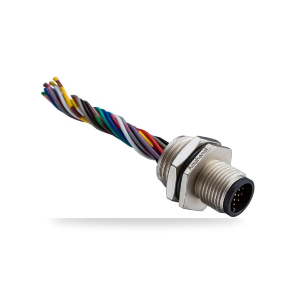 كابل توصيل حساسات ومشغلات M12 17 أطراف تجهيز ريمكو للتوريدات الصناعية (Reemco Industrial)