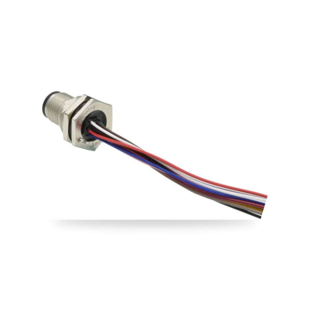 كابل توصيل حساسات ومشغلات M12 17 أطراف شاق ريمكو للتوريدات الصناعية (Reemco Industrial)