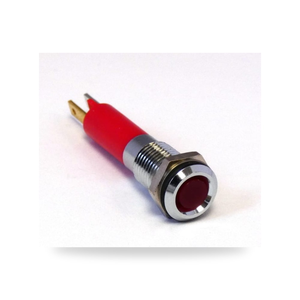 لمبة بيان وإشارة لوحات 12V أحمر 8 مم RS PRO ريمكو للتوريدات الصناعية (Reemco Industrial)