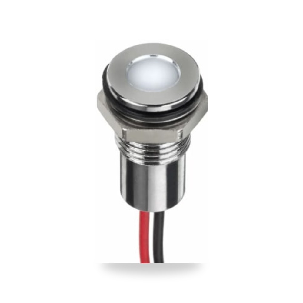 لمبة بيان وإشارة لوحات 24V DC أبيض 8 مم RS ريمكو للتوريدات الصناعية (Reemco Industrial)