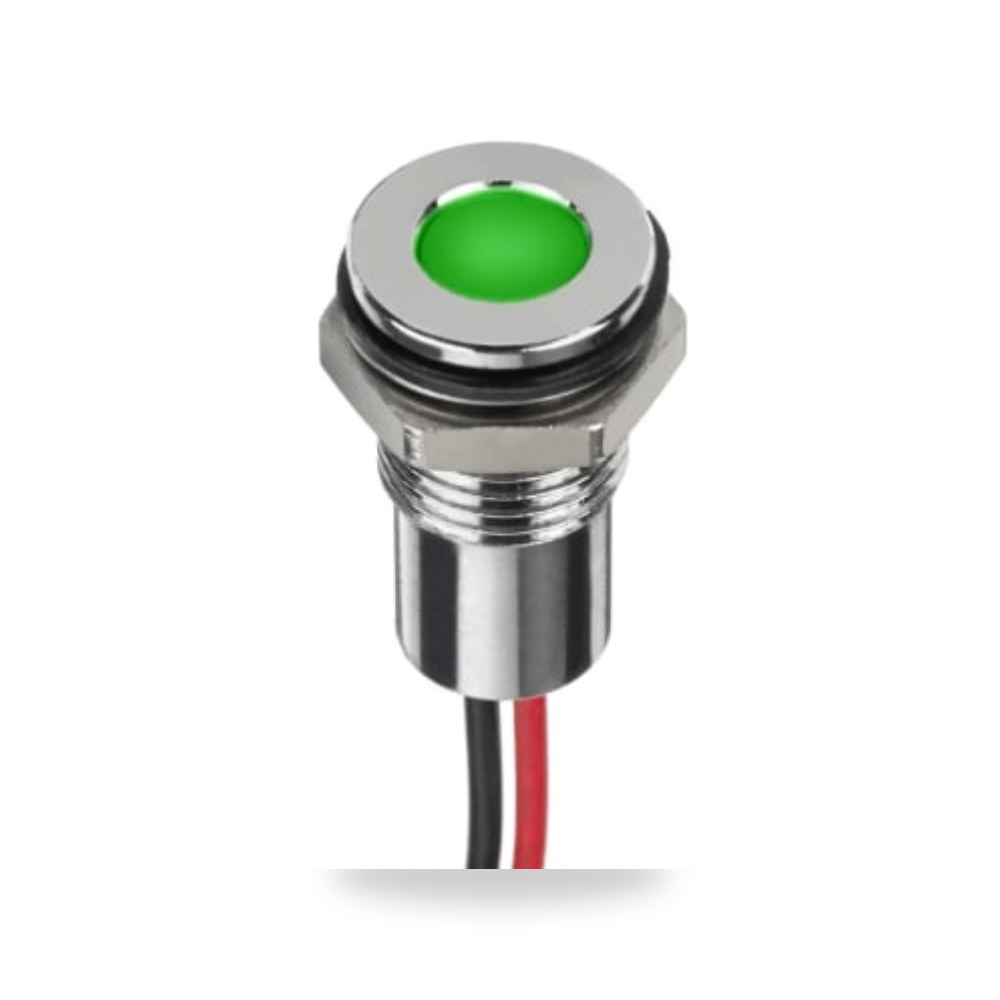 لمبة بيان وإشارة لوحات 6V DC أحمر 8 مم صناعي ريمكو للتوريدات الصناعية (Reemco Industrial)