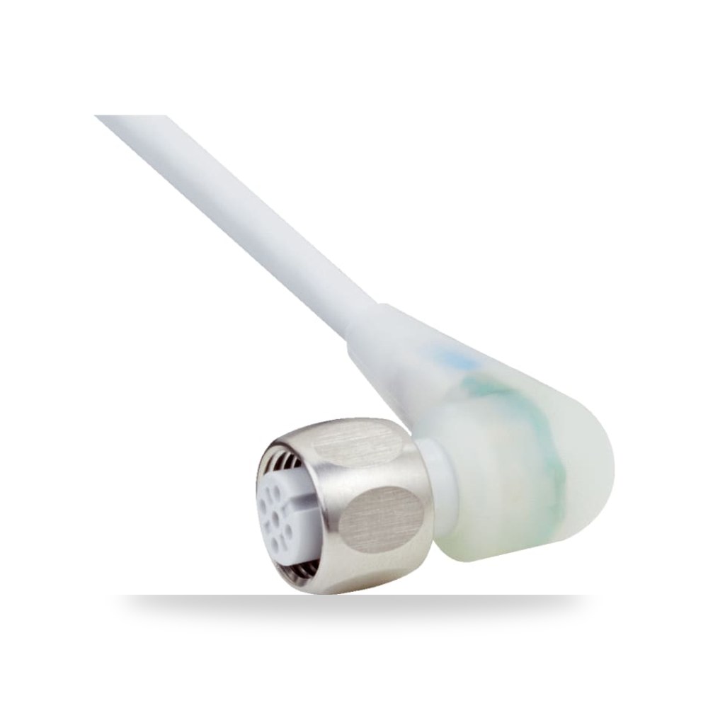 كابل توصيل حساسات ومشغلات M12 4 طراز G صناعي ريمكو للتوريدات الصناعية (Reemco Industrial)