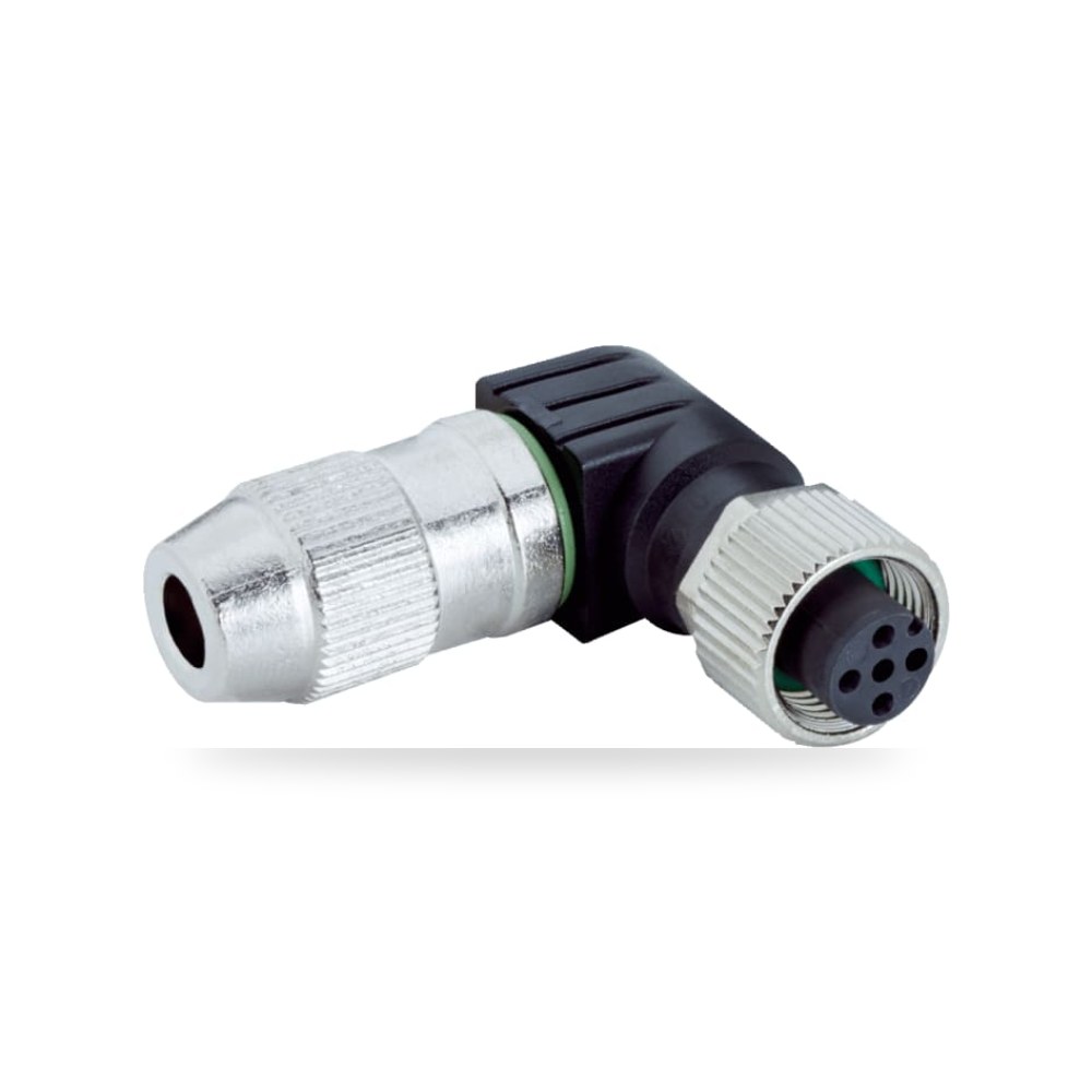 موصل دائري صناعي M12 4 أطراف مطابق للمواصفات ريمكو للتوريدات الصناعية (Reemco Industrial)