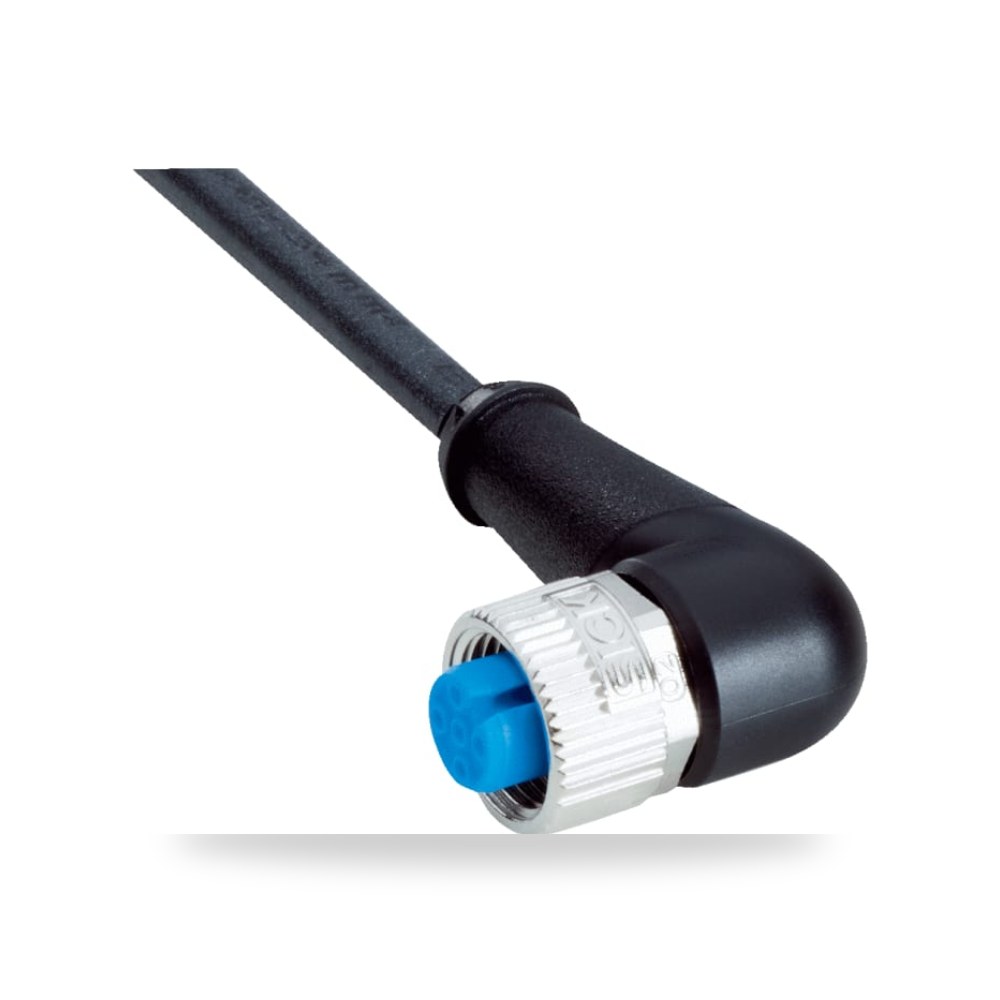 كابل توصيل حساسات ومشغلات M12 4 طراز L شاق RS ريمكو للتوريدات الصناعية (Reemco Industrial)