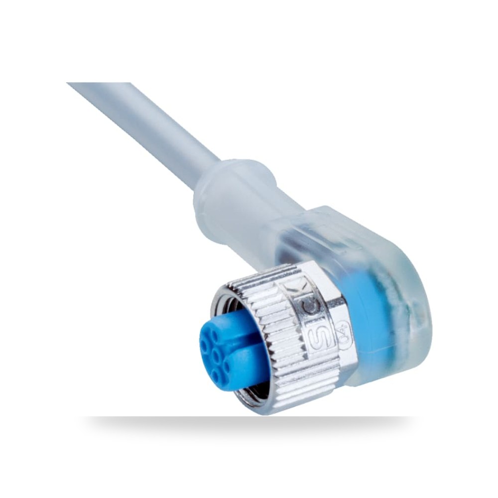كابل توصيل حساسات ومشغلات M12 4 طراز N متين ريمكو للتوريدات الصناعية (Reemco Industrial)