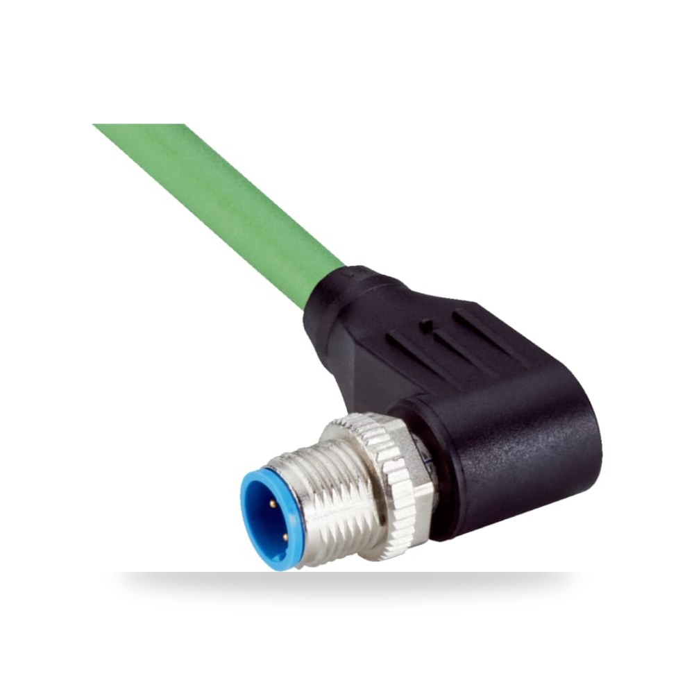 كابل توصيل حساسات ومشغلات M12 4 طراز P متين ريمكو للتوريدات الصناعية (Reemco Industrial)