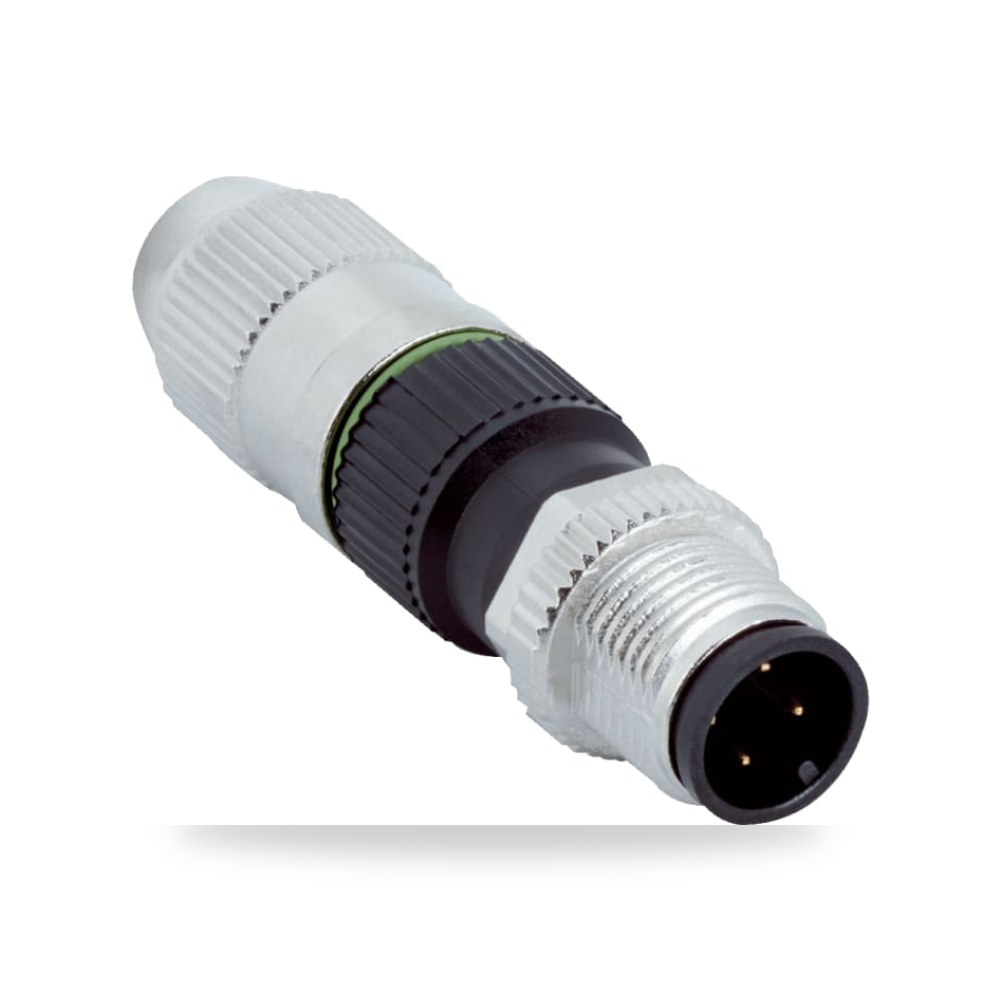 كابل توصيل حساسات ومشغلات M12 4 طراز R معتمد ريمكو للتوريدات الصناعية (Reemco Industrial)