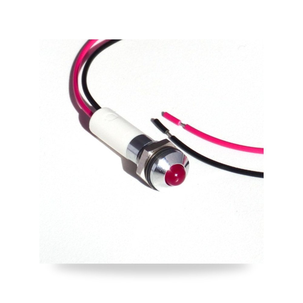 لمبة بيان وإشارة لوحات 24V DC أحمر مواصفات ريمكو للتوريدات الصناعية (Reemco Industrial)