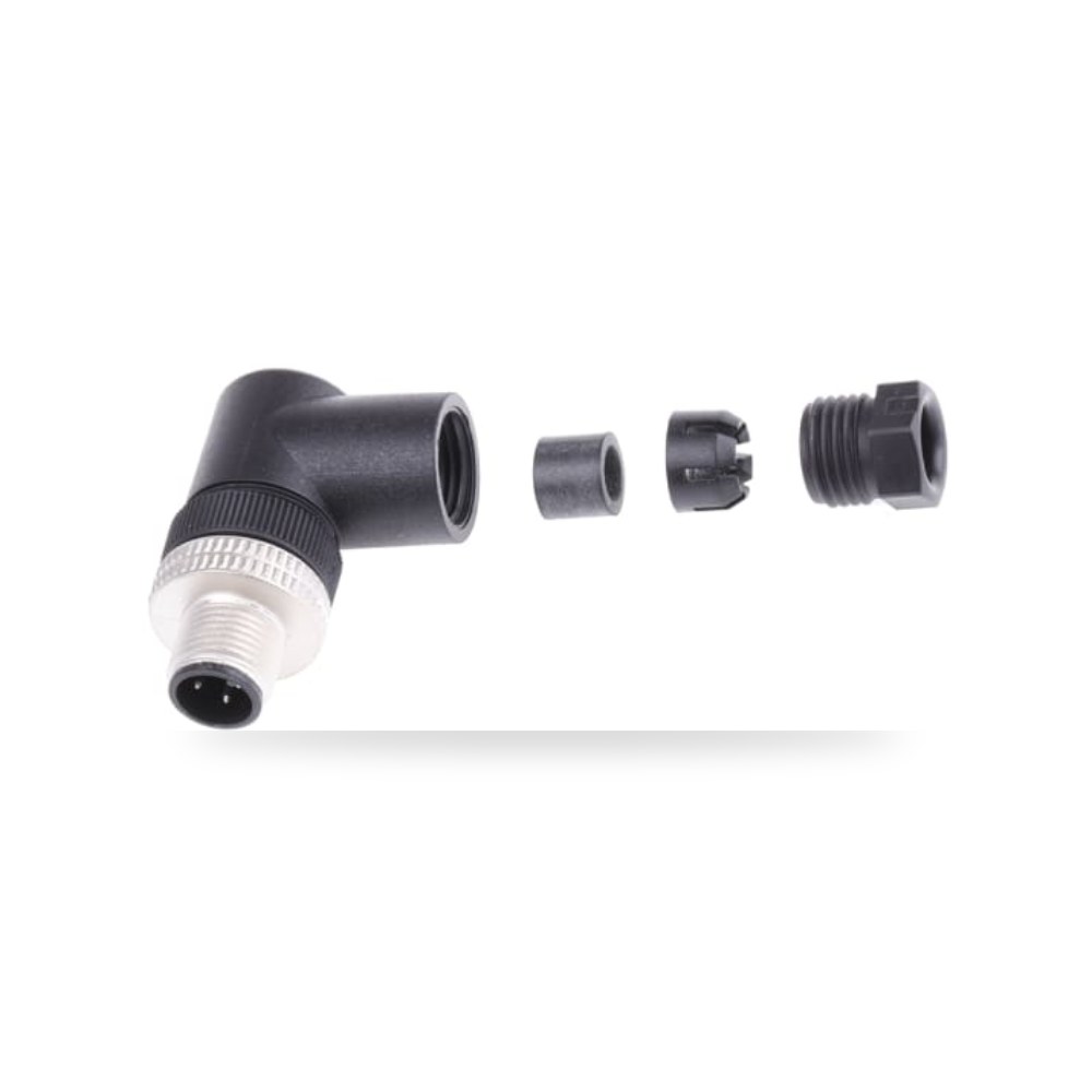 موصل دائري صناعي معتمد M12 4 أطراف طراز H RS ريمكو للتوريدات الصناعية (Reemco Industrial)