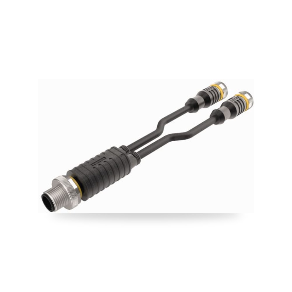 كابل توصيل حساسات ومشغلات M12 4 طراز S متين ريمكو للتوريدات الصناعية (Reemco Industrial)