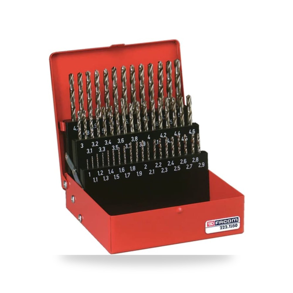 طقم بنط ثقب حلزونية HSS 50 قطعة RS PRO ريمكو للتوريدات الصناعية (Reemco Industrial) موديل