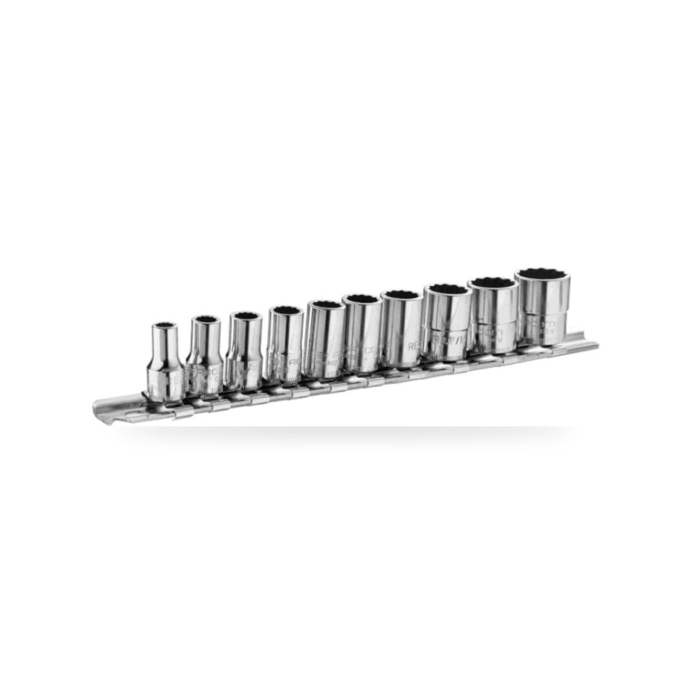 طقم لقم ومفاتيح بكس وسيستم 10 قطعة درايف 1 - 4 ريمكو للتوريدات الصناعية (Reemco Industrial)