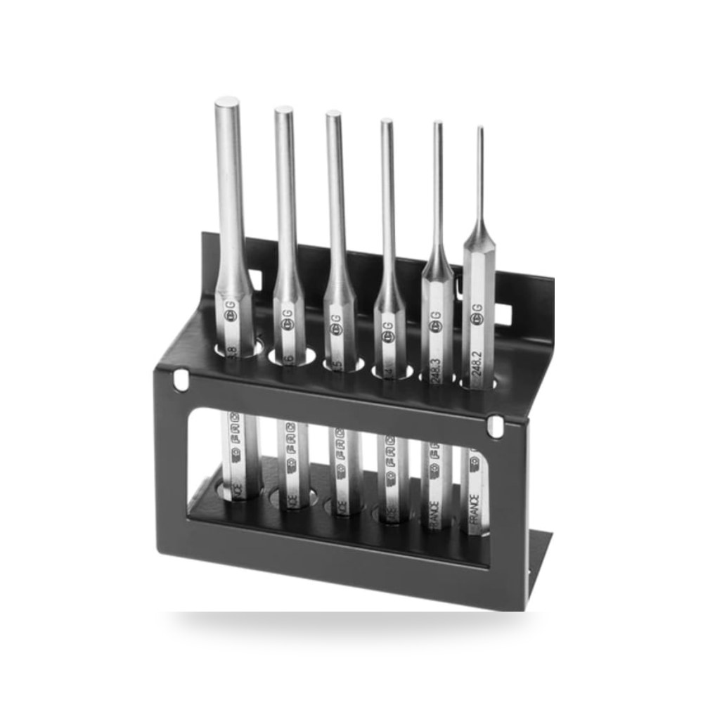 طقم سنبك وتخريم ودمغ معادن صلب 6 قطعة طراز ريمكو للتوريدات الصناعية (Reemco Industrial) موديل
