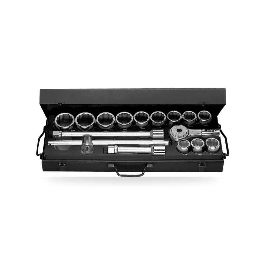 طقم لقم ومفاتيح بكس وسيستم 16 طراز احترافي RS ريمكو للتوريدات الصناعية (Reemco Industrial)