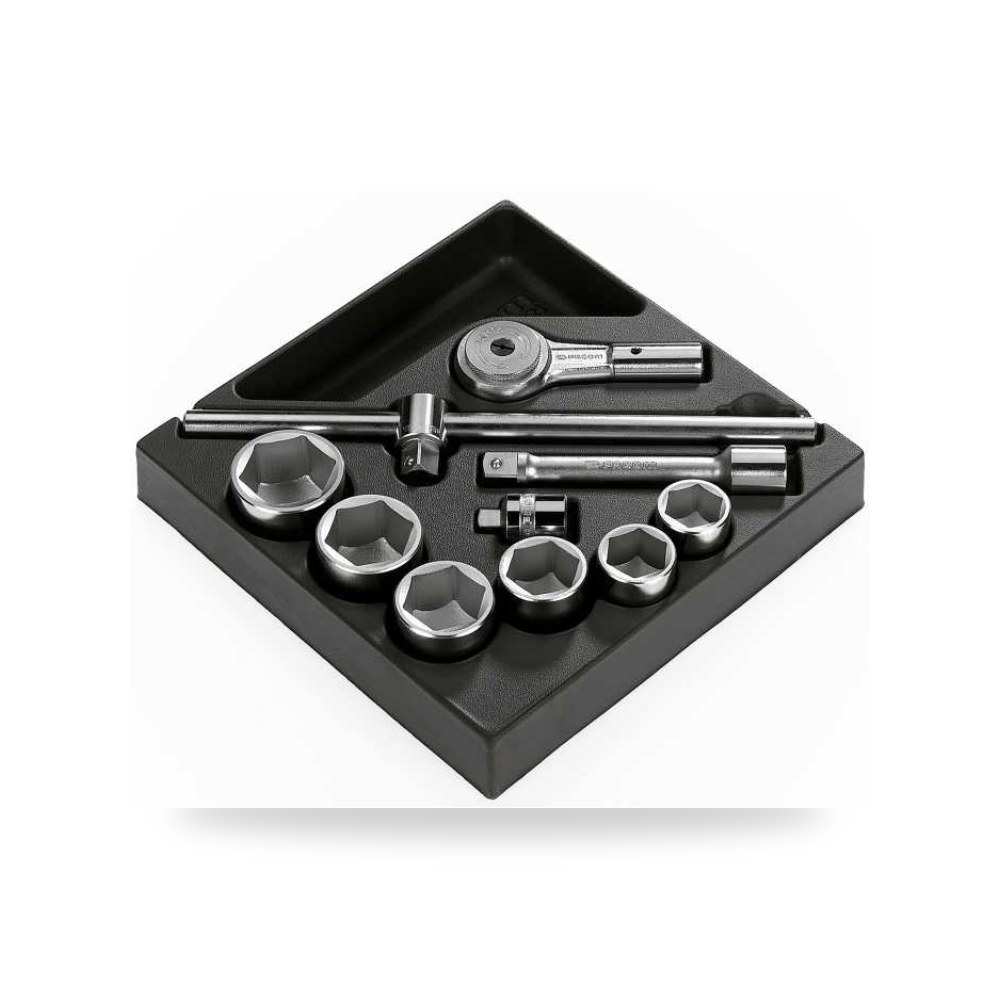 طقم لقم ومفاتيح بكس وسيستم 10 قطعة درايف 3 - 4 ريمكو للتوريدات الصناعية (Reemco Industrial)