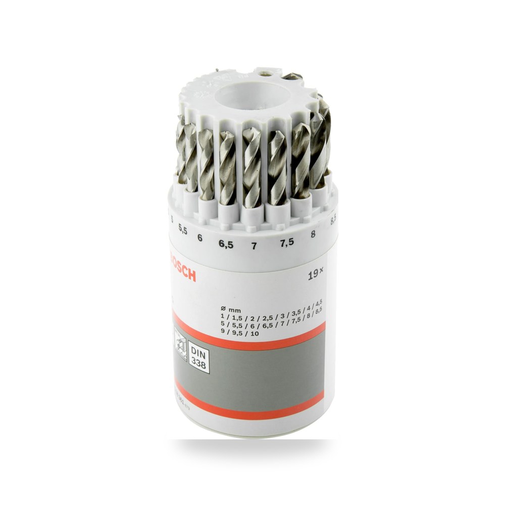 طقم بنط ثقب حلزونية HSS 19 طراز احترافي RS ريمكو للتوريدات الصناعية (Reemco Industrial)