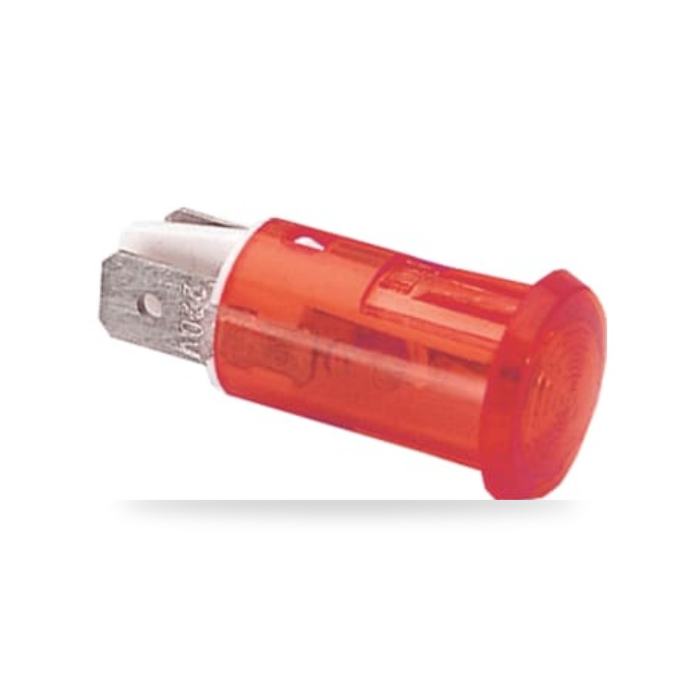 لمبة بيان وإشارة لوحات 250V أحمر 12.7 مم RS ريمكو للتوريدات الصناعية (Reemco Industrial)