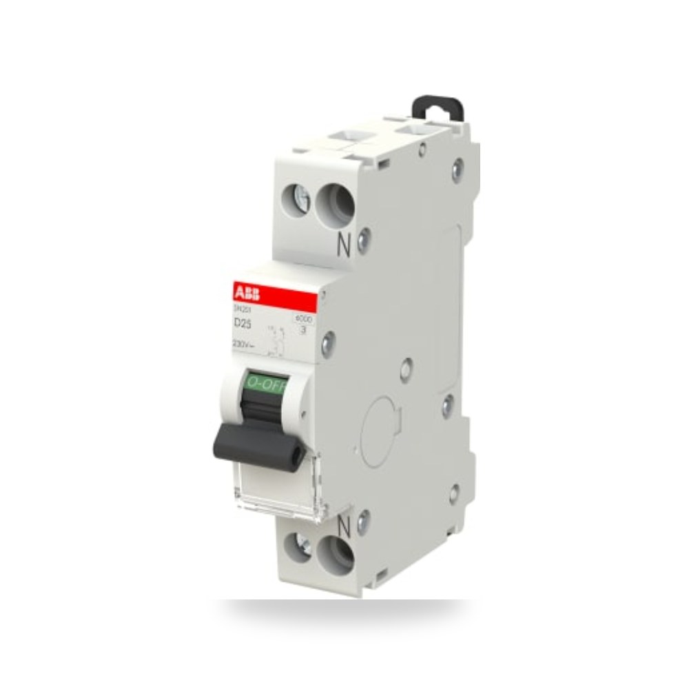 قاطع تيار أوتوماتيكي MCB أحادي 25A أصلي معتمد ريمكو للتوريدات الصناعية (Reemco Industrial)