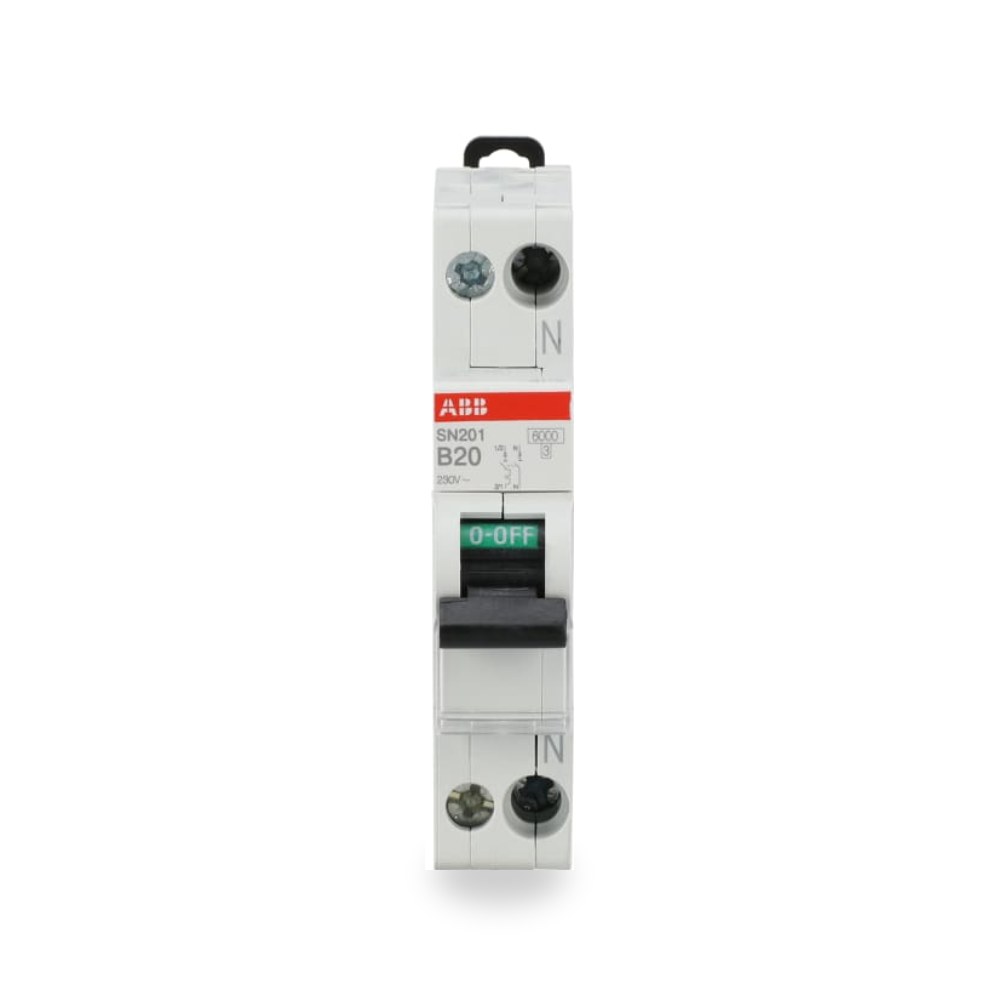 قاطع تيار أوتوماتيكي MCB أحادي 20A منحنى طراز ريمكو للتوريدات الصناعية (Reemco Industrial)