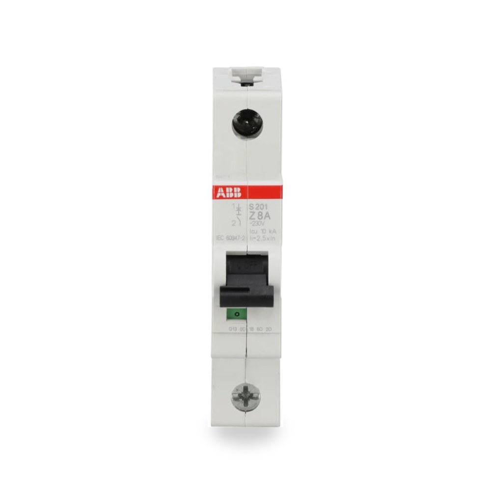 قاطع تيار أوتوماتيكي MCB S200 أحادي 8A RS PRO ريمكو للتوريدات الصناعية (Reemco Industrial)