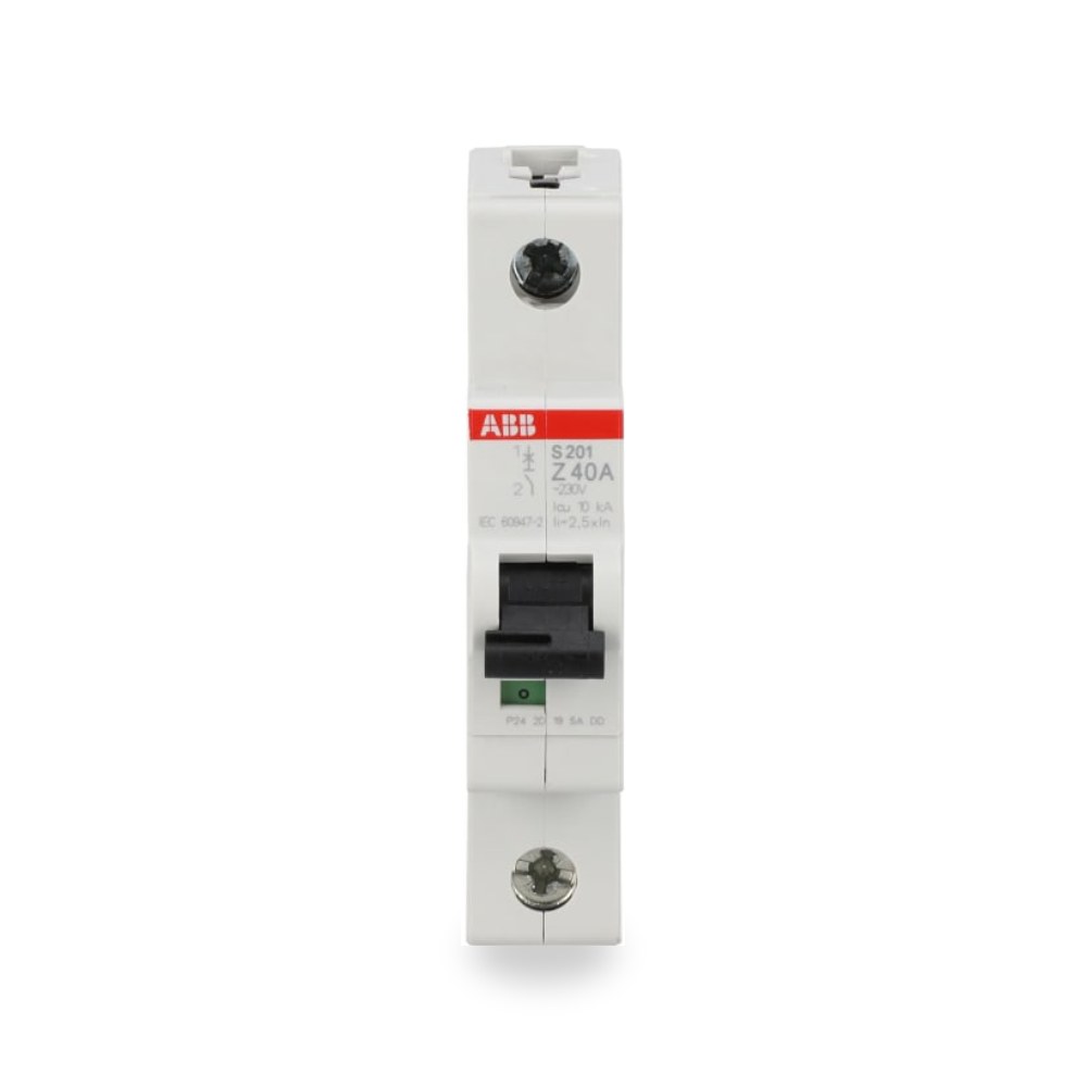 قاطع تيار أوتوماتيكي MCB S200 أحادي 40A RS ريمكو للتوريدات الصناعية (Reemco Industrial) موديل