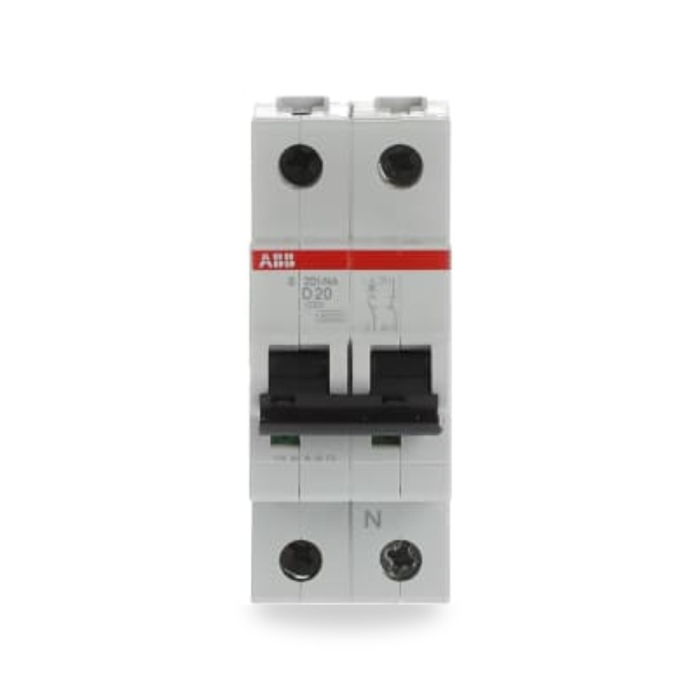 قاطع تيار أوتوماتيكي MCB S200 أحادي 20A منحنى ريمكو للتوريدات الصناعية (Reemco Industrial)